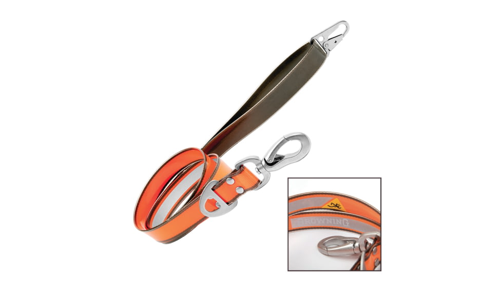 Browning Leash,Perf,4ftx1in, Safety Orange BPT2006