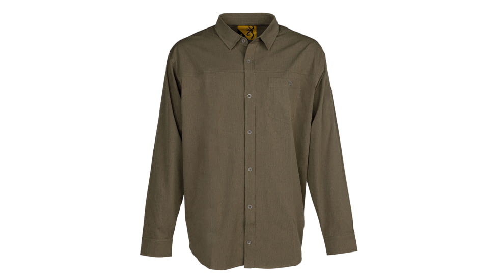 Browning Lightweight Button Down Shirt - Men's, Green, 2XL, 3012726405