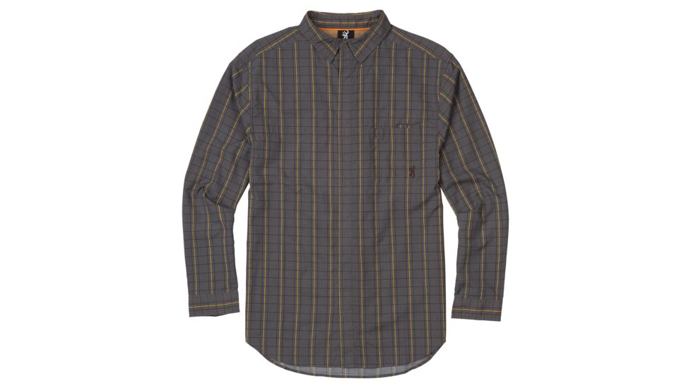 Browning Lightweight Shirt w/o Embroidery - Men's, Plaid, Large, 3019648703