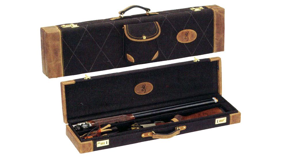 Browning Lona Fit Hard Gun Case, Black/Brown, 34 in, 1423889912