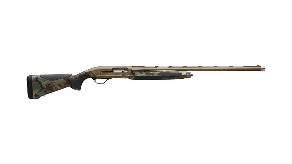 Browning Maxus II Wicked Wing 3.5in Field Semi-Auto Shotgun, 12 Gauge, 28in BBL, Synthetic Woodland Stock, Camo, 11764204