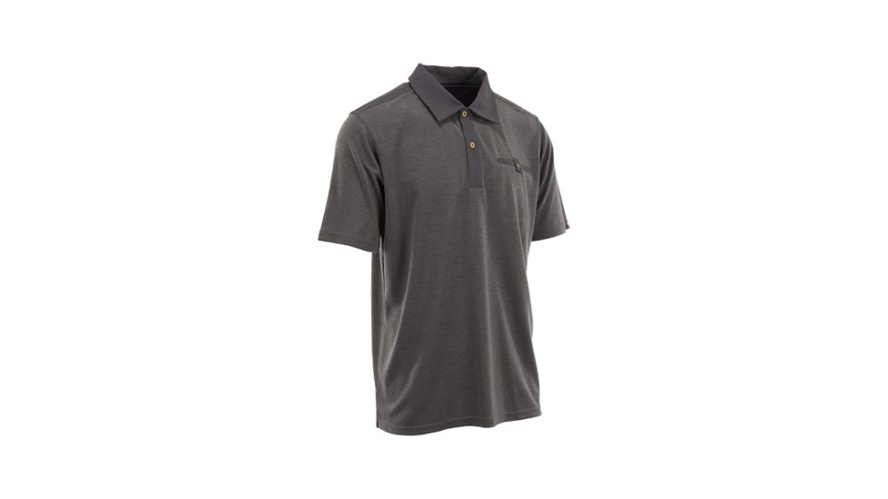 Browning Mens Bristol Polo, Heather Castlerock, Small, A000328600102