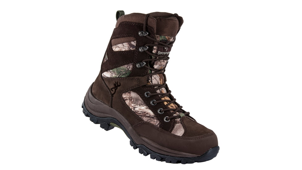 Browning Mens Buck Pursuit 8in Oxford Hunting Boots - 400g, Bracken / Realtree Xtra, 10.5M, F000005520133
