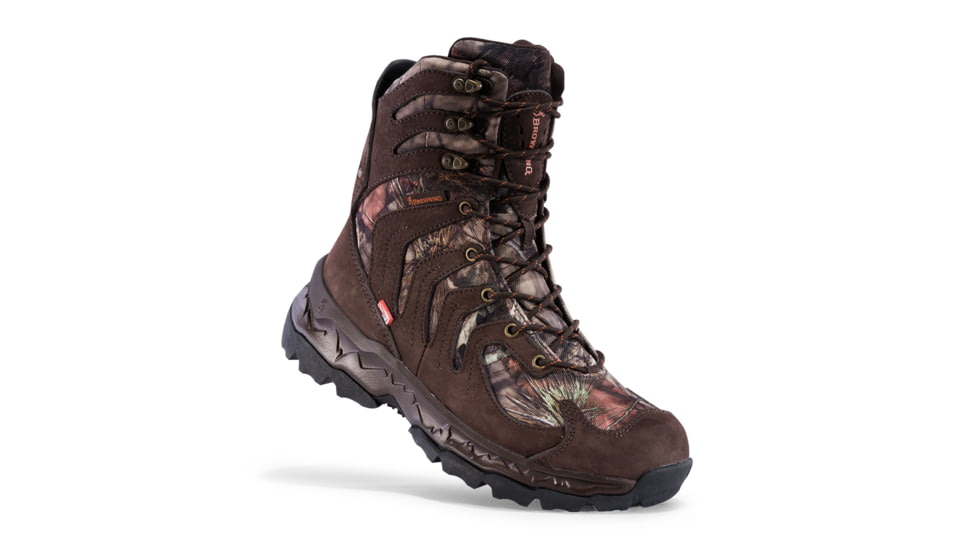 Browning Mens Buck Seeker 8in Big Game Boots - 400g, Bracken / Mossy Oak Country, 10.5M, F000004020133