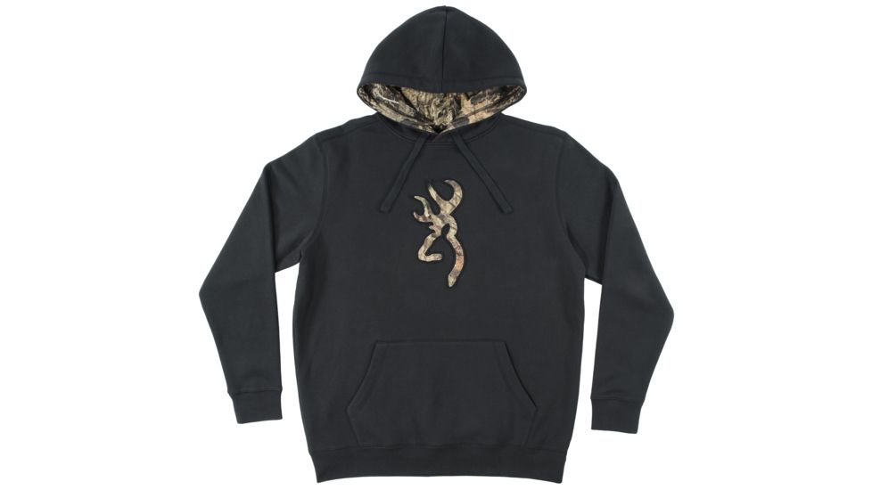 Browning Mens Buckmark Camo Sweatshirt, Black, Extra Large A000061400705