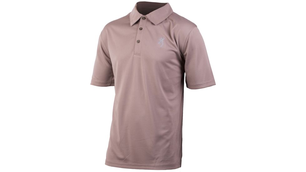 Browning Mens Caney Polo,Deep Taupe, Deep Taupe, S BRI010033.175258.S