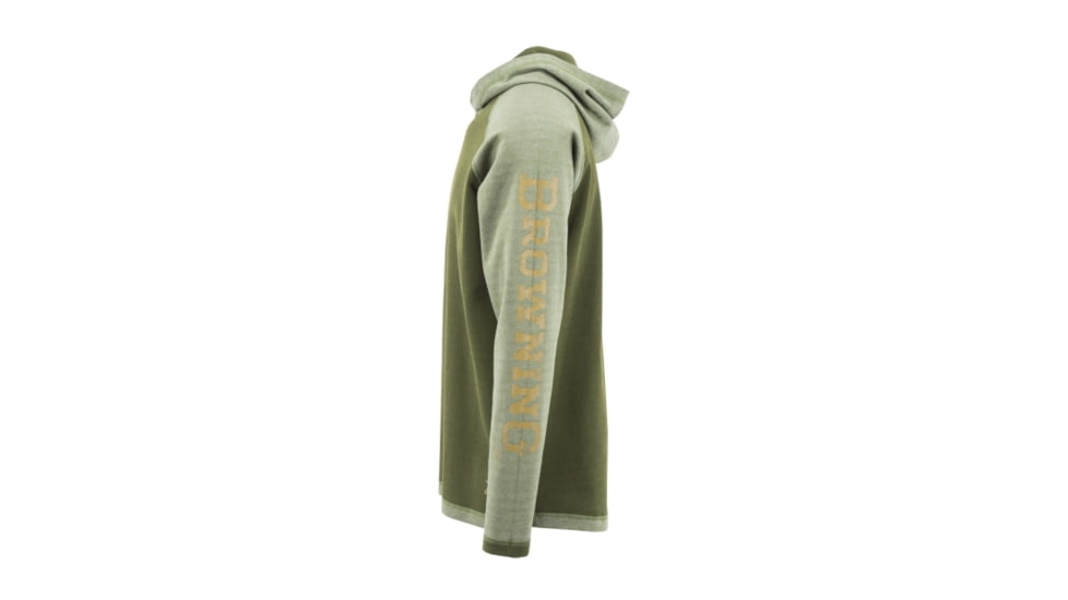 Browning Mens Pavant Hooded Tee, Twist Of Lime, Small, A000302930202