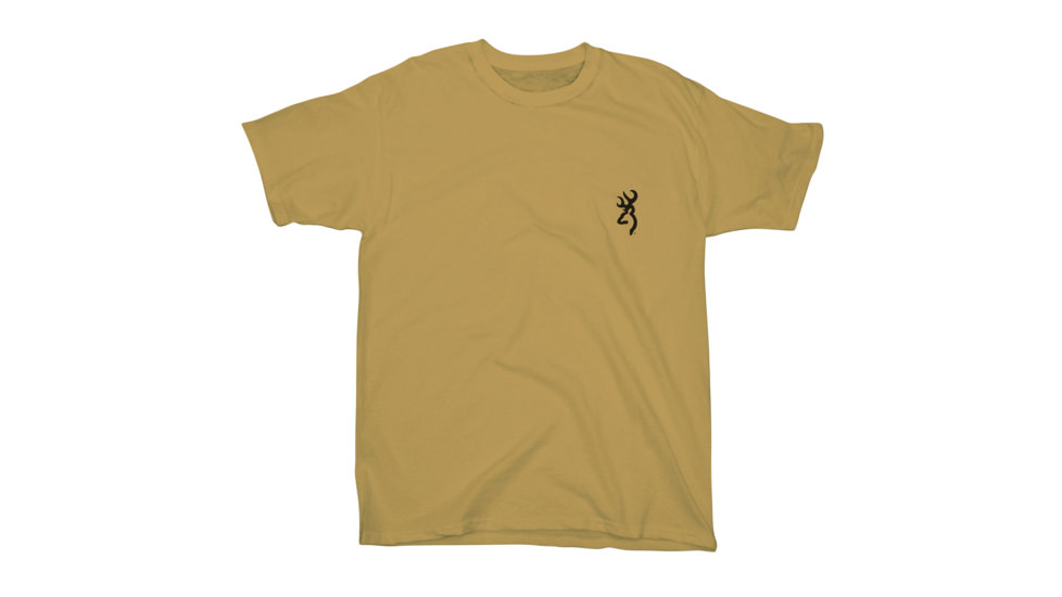 Browning Mens The Best There Is S/S Tee, Old Gold, S BRD010045.164900.S