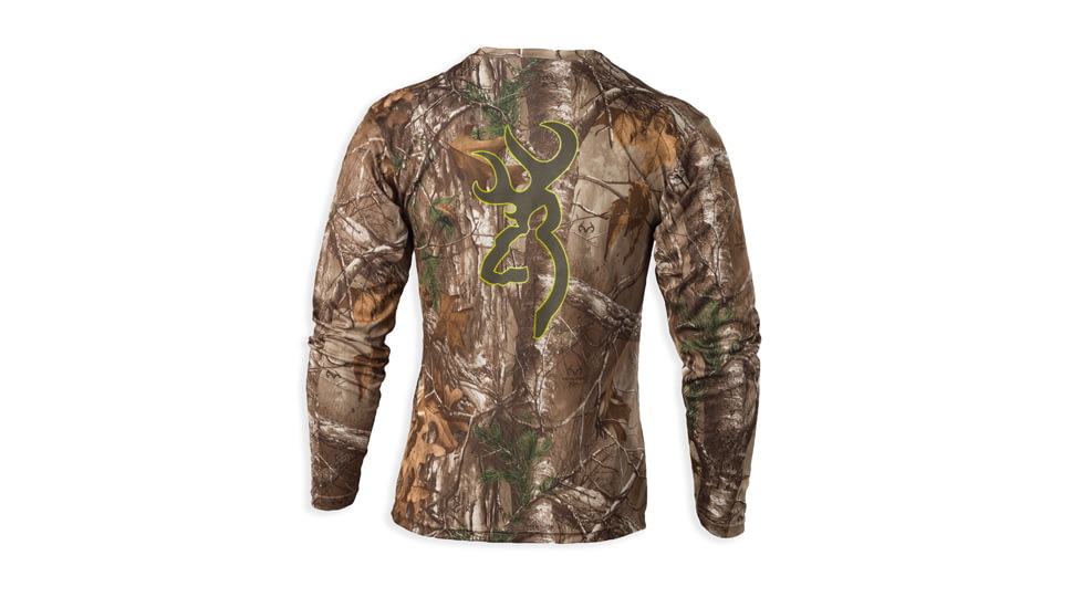Browning Mens Wasatch Vapor Max Long Sleeve Shirt,Mossy Oak Shadow Grass Blades,L 3018822503