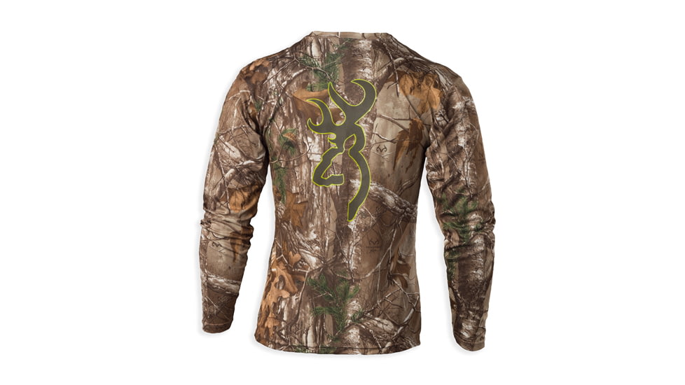 Browning Mens Wasatch Vapor Max Long Sleeve Shirt,Mossy Oak Shadow Grass Blades,M 3018822502