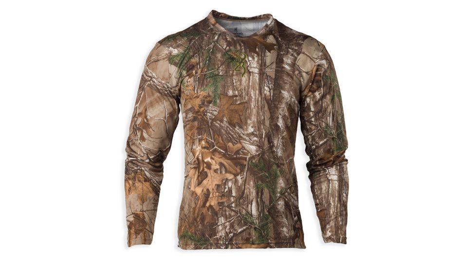 Browning Mens Wasatch Vapor Max Long Sleeve Shirt,Mossy Oak Shadow Grass Blades,M 3018822502