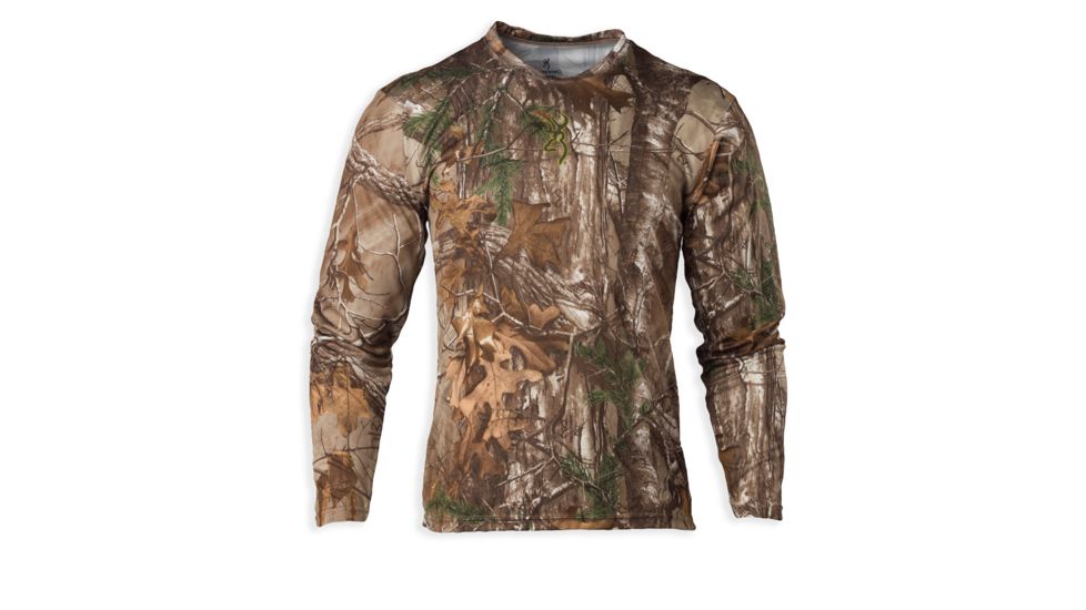Browning Mens Wasatch Vapor Max Long Sleeve Shirt,Mossy Oak Shadow Grass Blades,S 3018822501