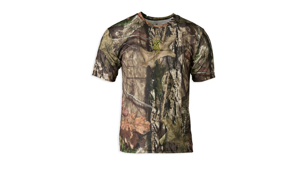 Browning Mens Wasatch Vapor Max Short Sleeve Shirt,Mossy Oak Shadow Grass Blades,M 3018812502