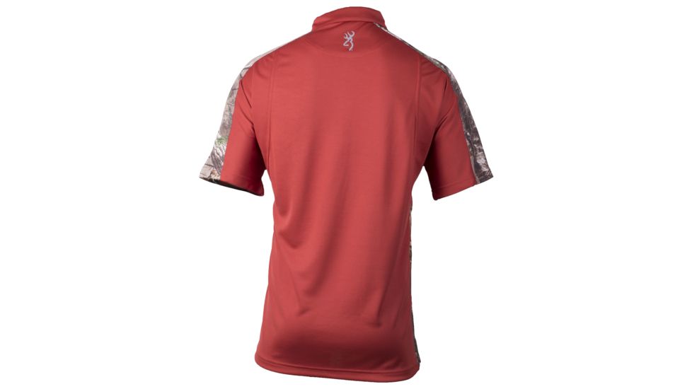Browning Mens Wolf Polo,Red Ochre, Red Ochre, S BRI010034.178239.S
