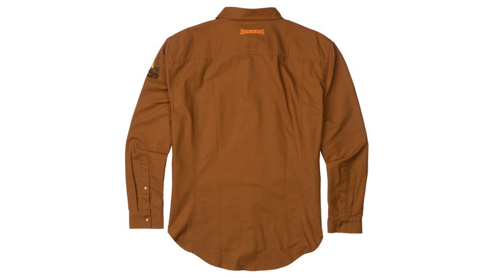 Browning Midweight Shirt - Mens, Tan, Small, 3016654801