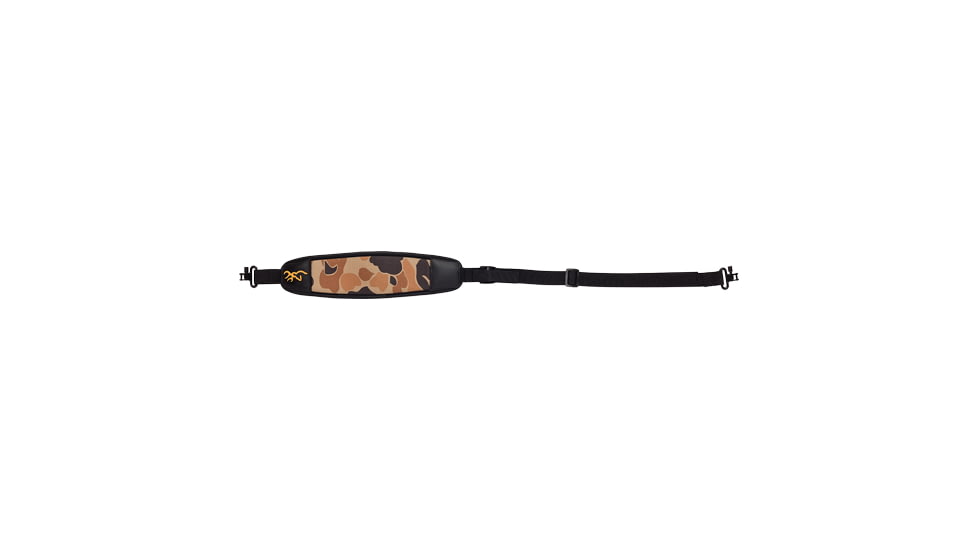 Browning Neoprene Waterfowl Sling w/Metal Swivels, Vintage Tan Camo, 12201128