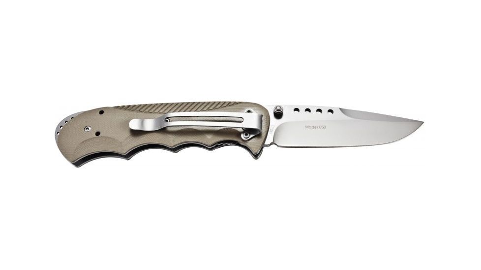 Browning OPMOD Folder Knife Limited Edition - Drop Point Blade, Sand 322658
