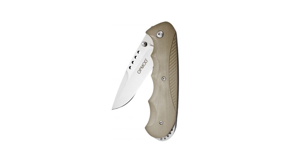 Browning OPMOD Folder Knife Limited Edition - Drop Point Blade, Sand 322658