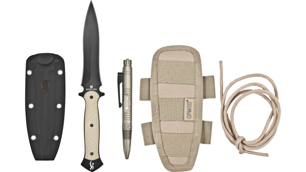 Browning OPMOD TES 1.0 Limited Edition Letter Opener and Tactical Pen Set, Tan