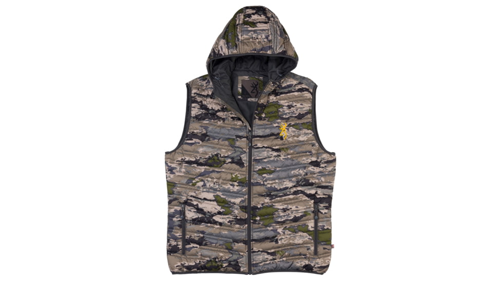 Browning Packable Puffer Hooded Vest - Mens, Ovix, 3XL, 3053083406