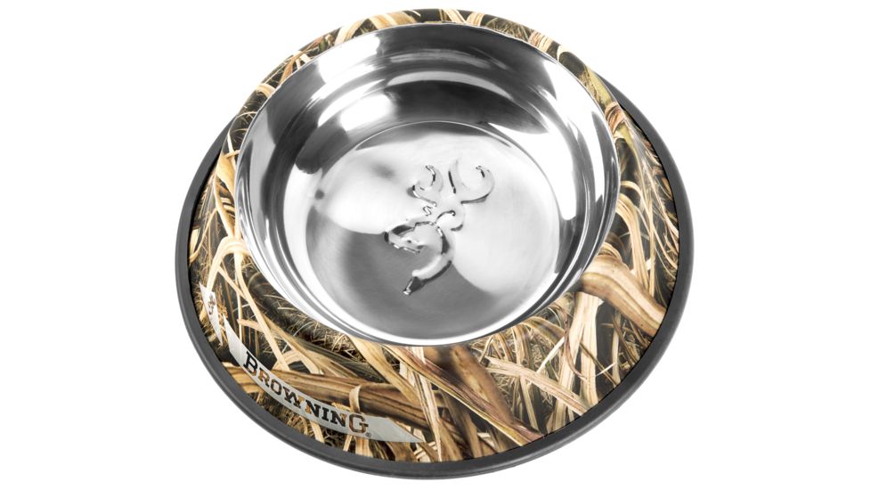 Browning Pet Dish, Stainess,11in,Blades, Mossy Oak Blades, Extra Large BPT4002