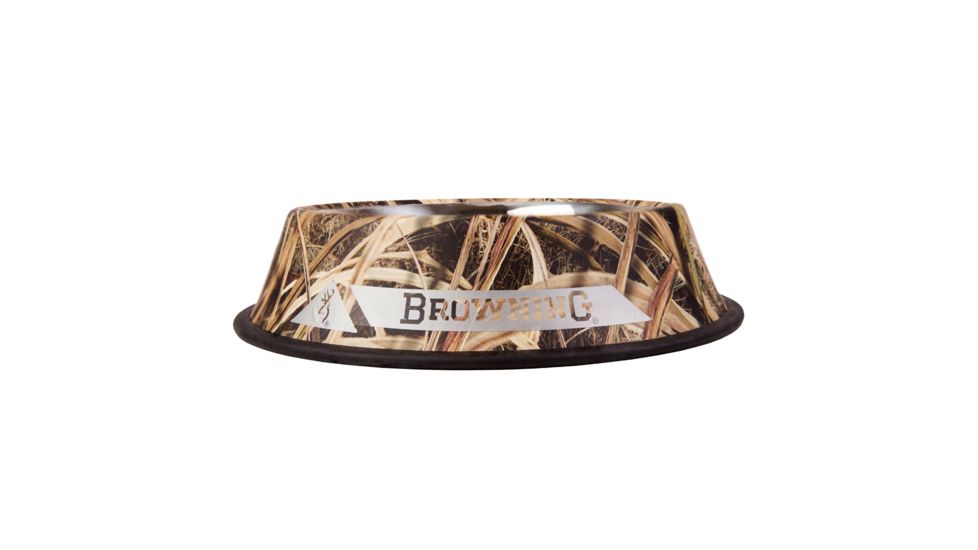 Browning Pet Dish, Stainess,11in,Blades, Mossy Oak Blades, Extra Large BPT4002