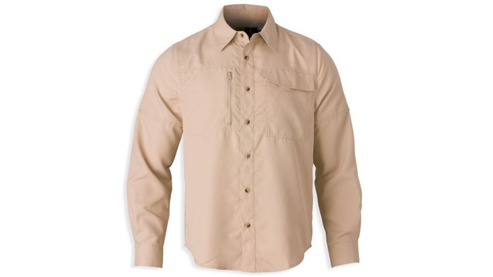 Browning Phenix Long Sleeve Shirt,Khaki,M 3010775802