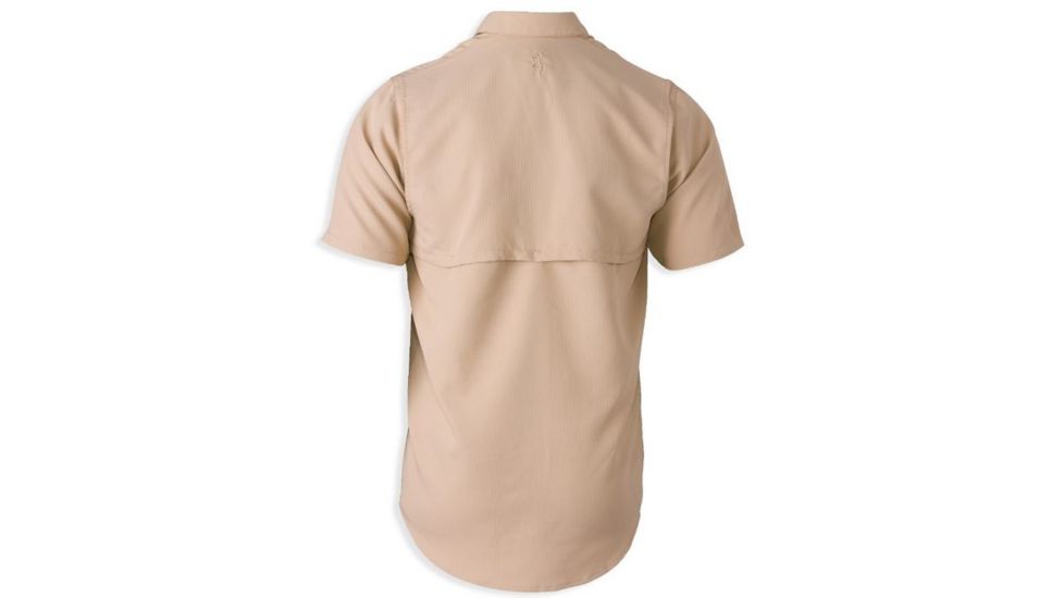 Browning Phenix Short Sleeve Shirt,Khaki,L 3010765803