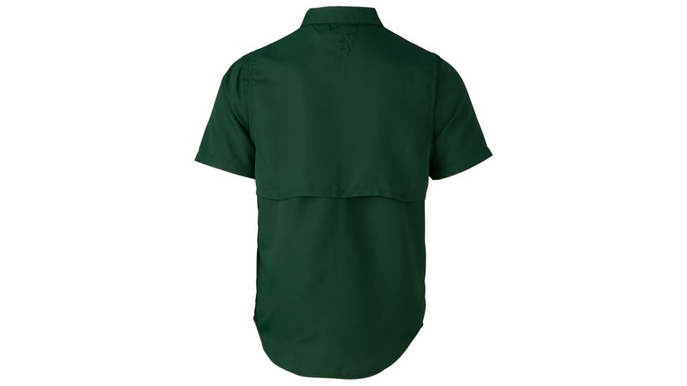 Browning Phenix Short Sleeve Shirt,Olive,2XL 3010766405