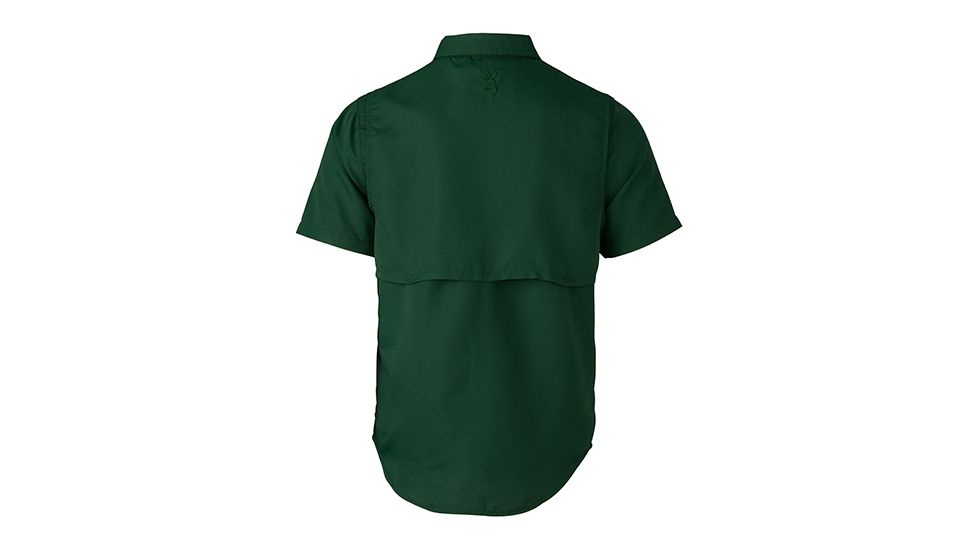 Browning Phenix Short Sleeve Shirt,Olive,L 3010766403