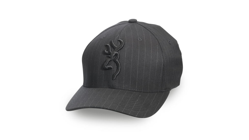 Browning Pinstriper Cap, Black, L/XL 308701994