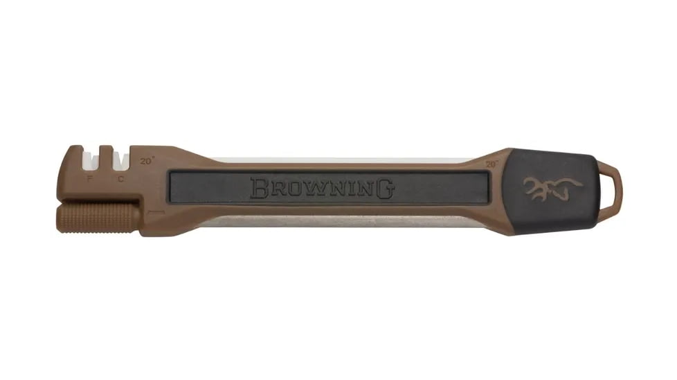 Browning Primal Combo 6PC Fixed Blade Knife - Box, 3.75in, Stainless Steel, Caper/Guthook/Skinner, Polymer/Rubber Handle, Tan, 3220422B