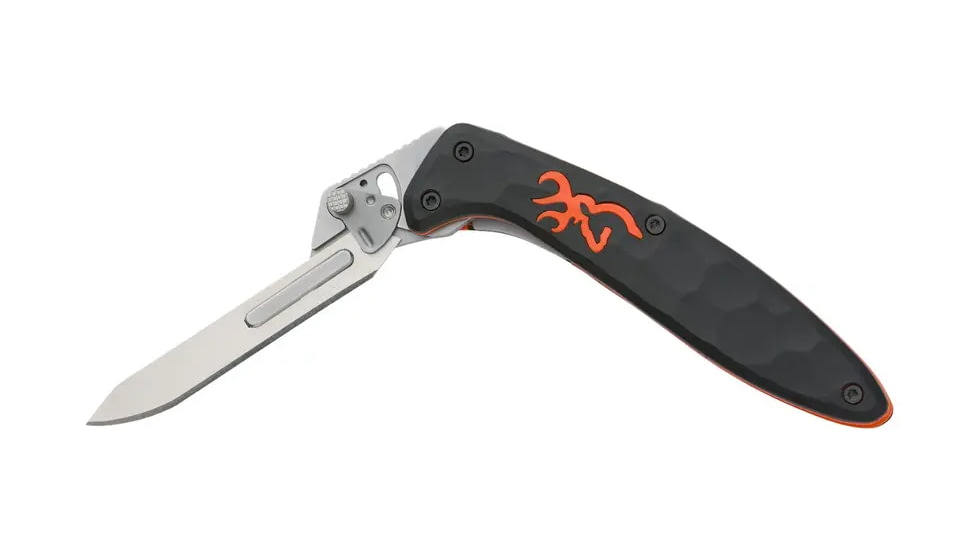 Browning Primal Folding Knives, 2.75in, 420-J2, Scalpel, Composite Handle, N, 3220431