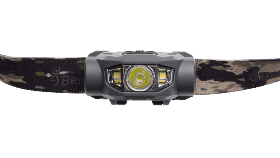 Browning Range Wide Angle Plus LED Headlamp, Rechargeable Lithium-ion, White, 250 Lumen, Ovix, 3713024