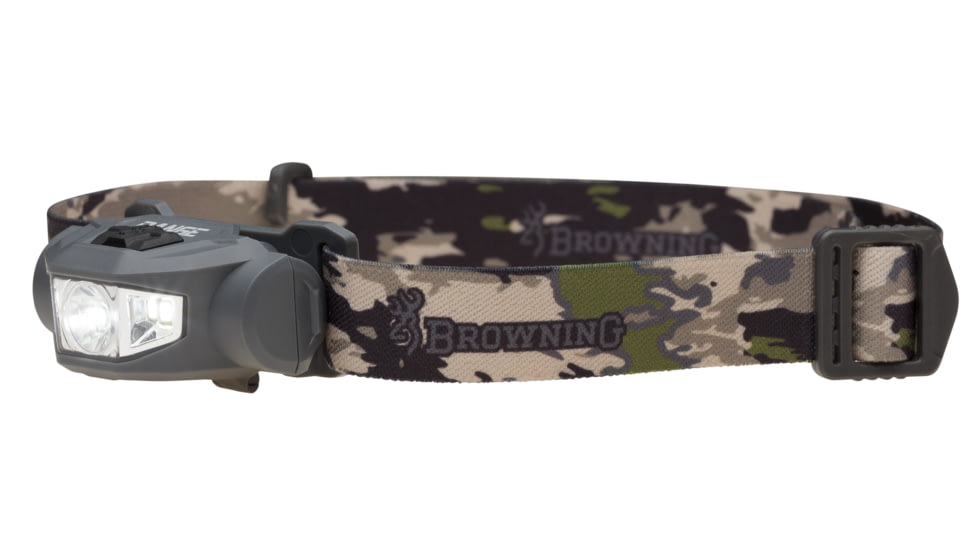 Browning Range Wide Angle Plus LED Headlamp, Rechargeable Lithium-ion, White, 250 Lumen, Ovix, 3713024