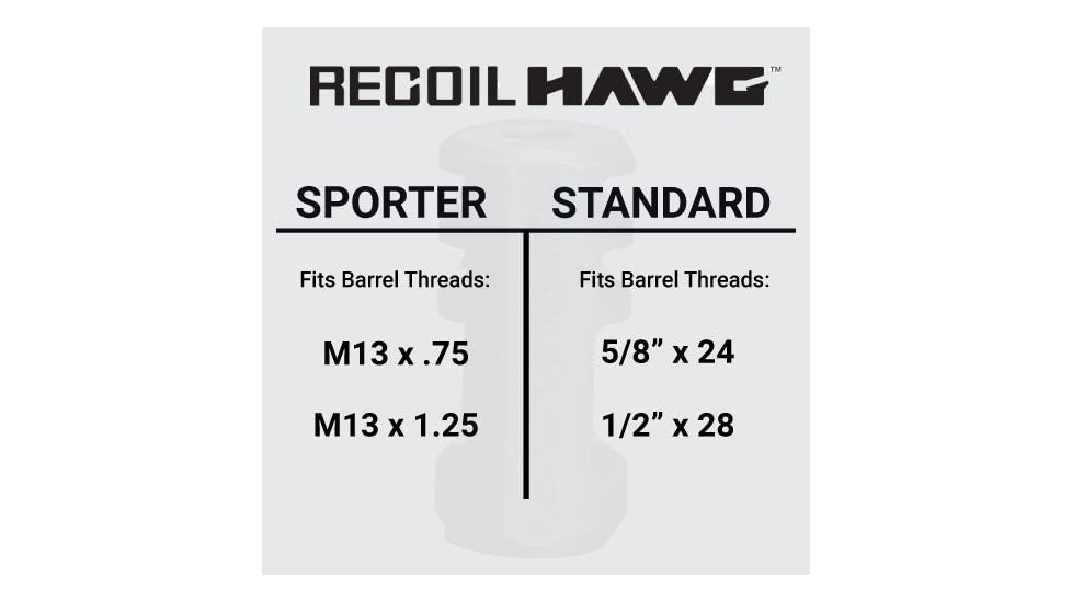 Browning Recoil Hawg Muzzle Brake, Tungsten, 1293080