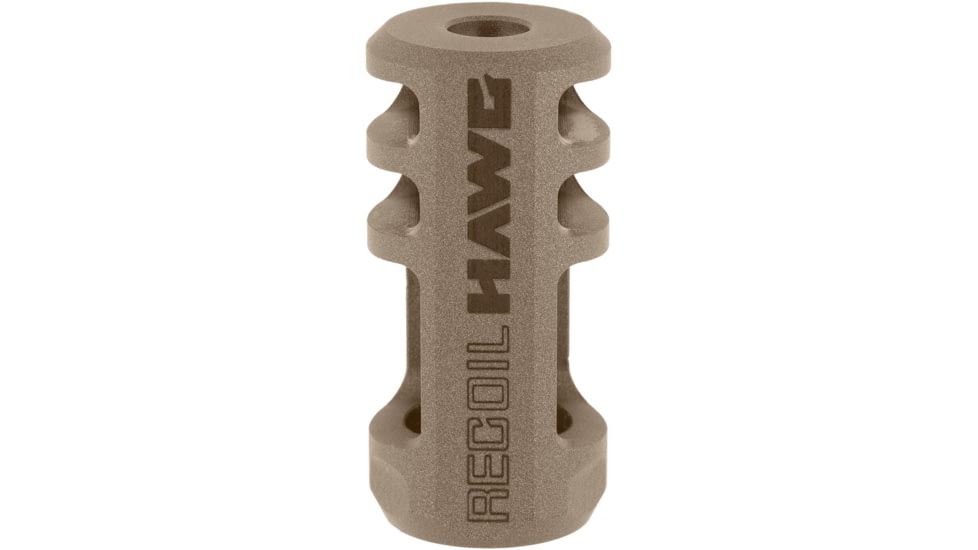 Browning Recoil Hawg Muzzle Brake W/Tool, Multi Caliber, 5/8x24, 1/2x28, Rugged, Smoked Bronze, 1293089