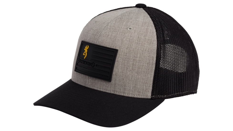 Browning Recon Flag Cap - Mens, Gray, One Size, 308033691