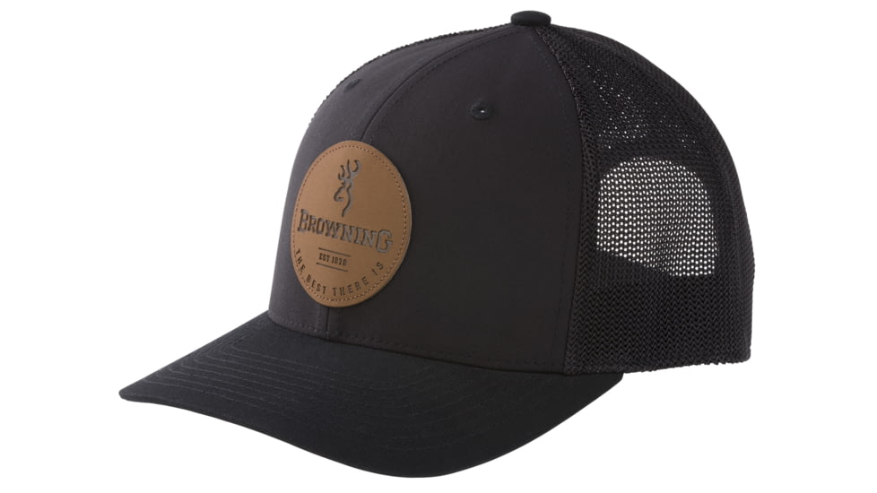 Browning Review Capw /Circle Patch Buckmark - Mens - Black, 308772991