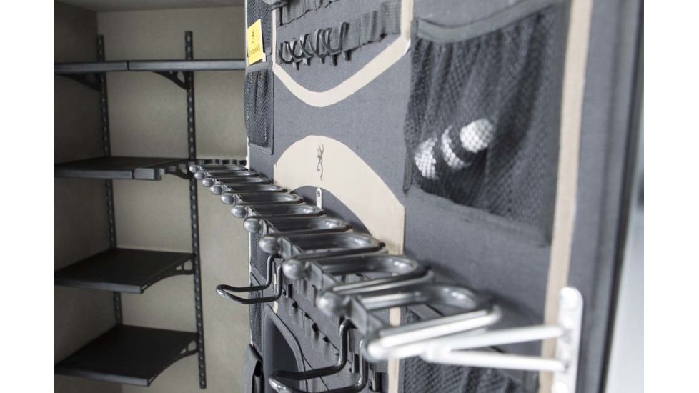 Browning Safes Black Label Mark IV Wide US37 Gun Safe,60x43x25in,Matte Black,Black Chrome,Shield,S and G Electronic Lock 1601100201