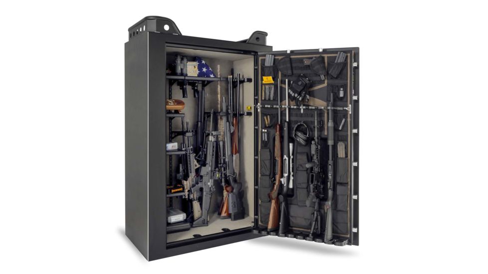 Browning Safes Black Label Mark IV Wide US37 Gun Safe,60x43x25in,Matte Black,Black Chrome,Shield,S and G Electronic Lock 1601100201