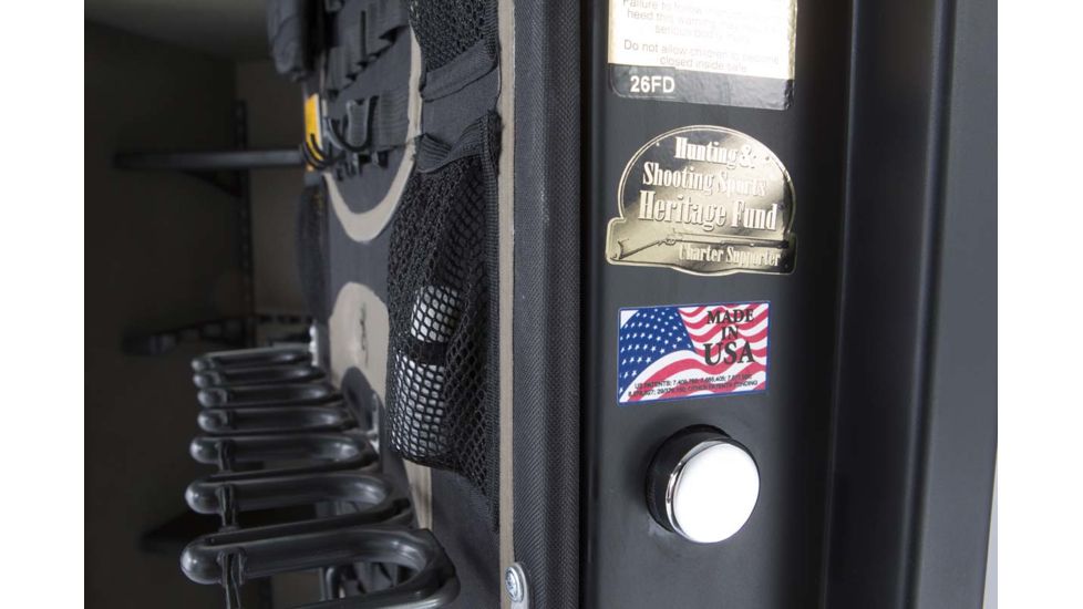 Browning Safes Black Label Mark IV Wide US37 Gun Safe,60x43x25in,Matte Black,Black Chrome,Shield,S and G Electronic Lock 1601100201