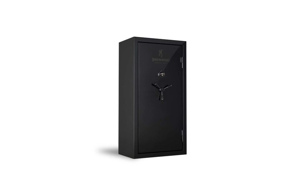 Browning Safes Heavyweight Standard HW24 Gun Safe,60x30x23in,Textured Charcoal,Black Chrome HW Scroll,S and G Mechanical Lock 1601100183