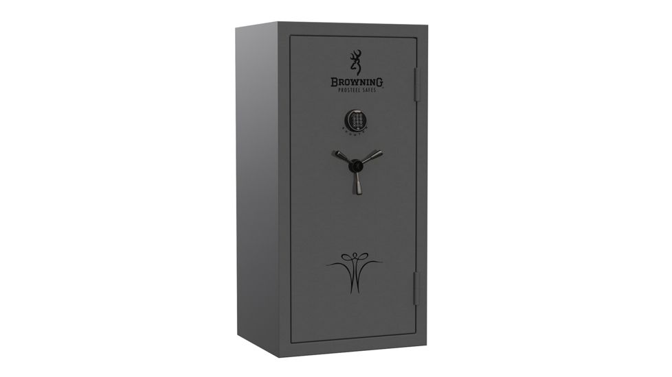 Browning Safes Sporter 33 - Standard Safe, Gloss Black Ul Rated Electronic Lock, Chrome Trim, 1601100279