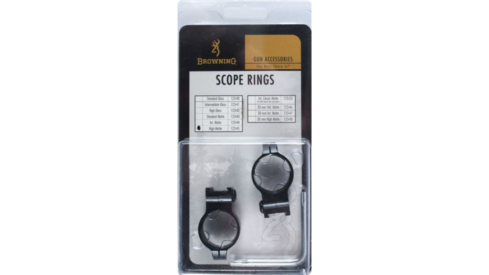 Browning Scope Rings Matte Finish 12345
