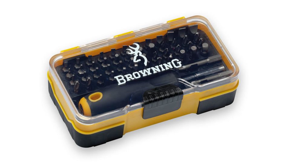 Browning 51-Piece Screwdriver Tool Kit, Black/Yellow, 12401