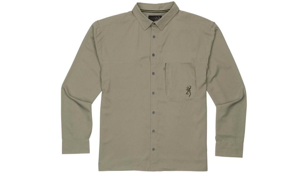 Browning Shirt Ogden, Brackish/Military Green, XL, 3010356404