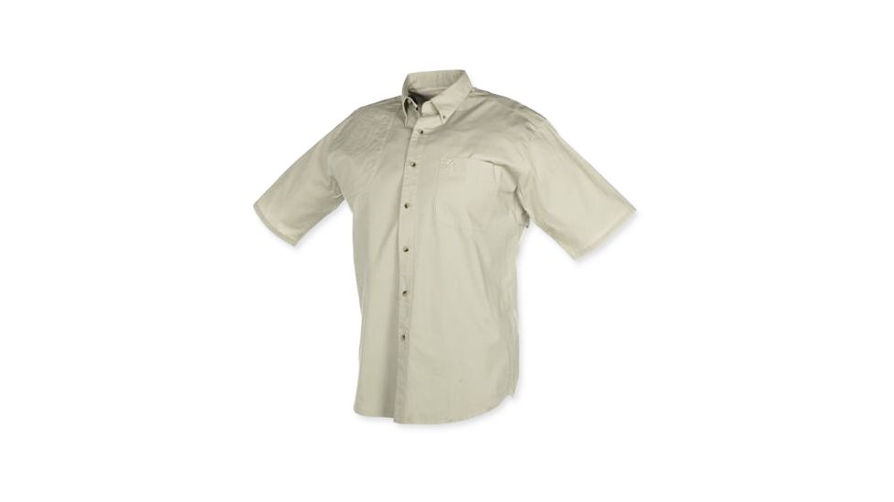 Browning Shooter Shooting Shirt, Short Sleeve, Sand, M 3010484802
