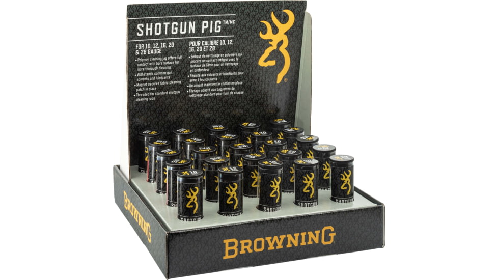 Browning Shotgun Pig Polymer Barrel Cleaning Jag, Dealer Pack, 1291600
