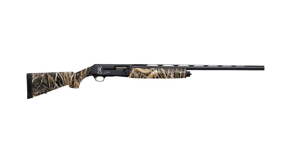 Browning Silver Field 3.5in Field Semi-Auto Shotgun, 12 Gauge, 28in BBL, Synthetic Black/Real Tree Max-7 Stock, Black, 11435204